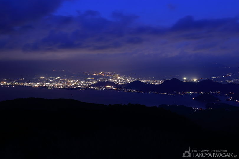 だるま山高原レストハウスの夜景スポット写真（1）