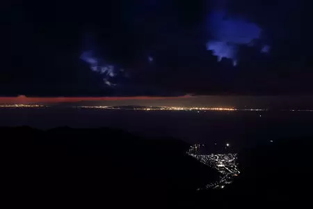 達磨山（西伊豆スカイライン）の夜景