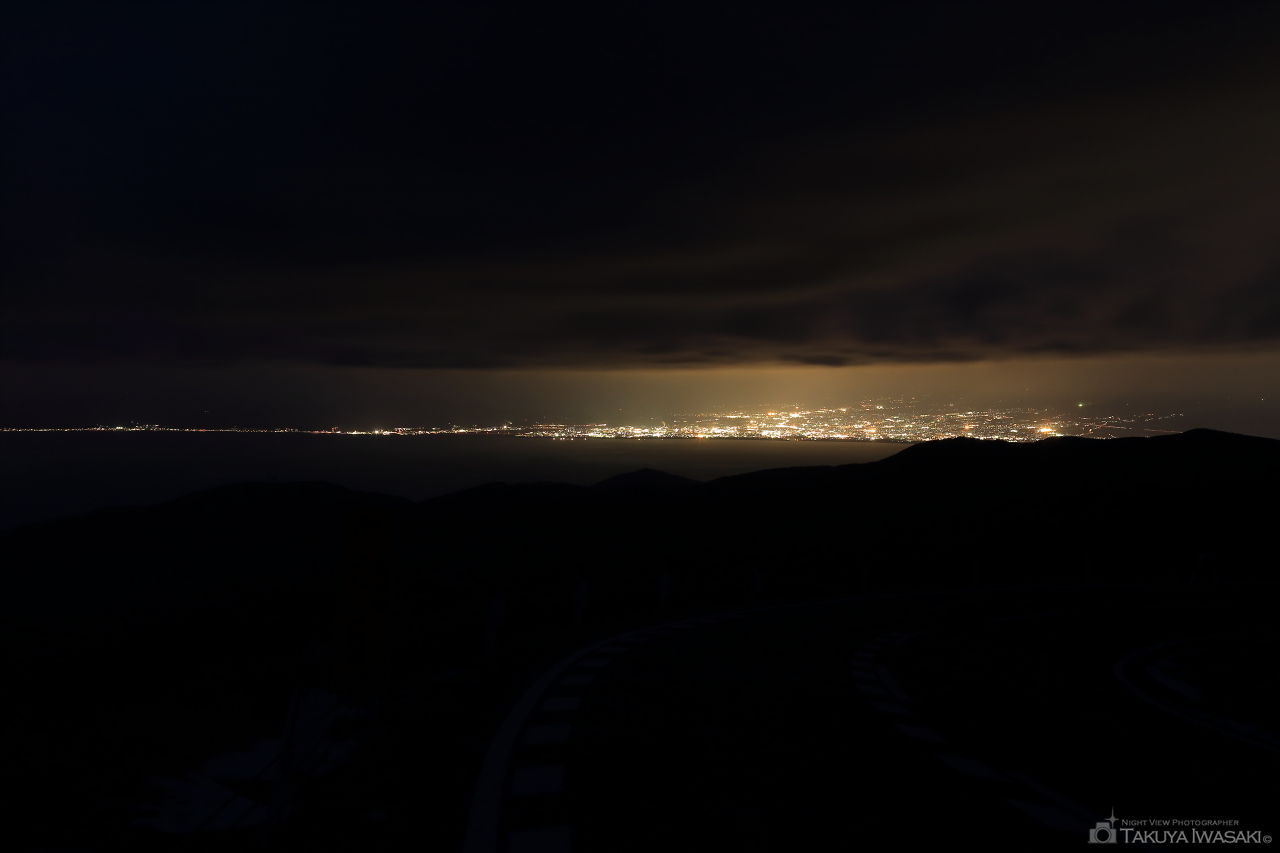 達磨山の夜景スポット写真（2）