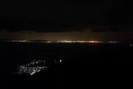瞽女展望地の夜景