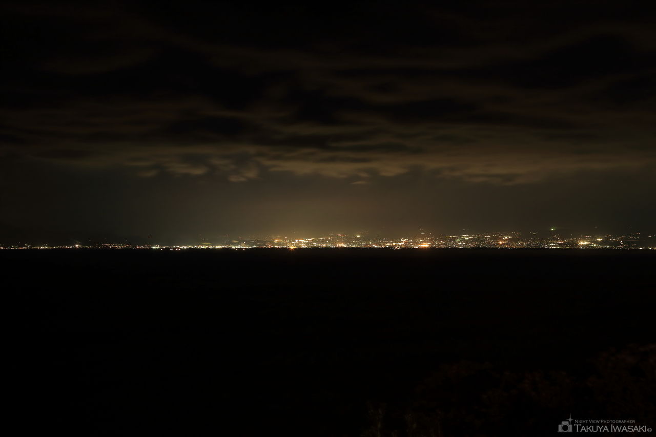 出会い岬の夜景スポット写真（1）