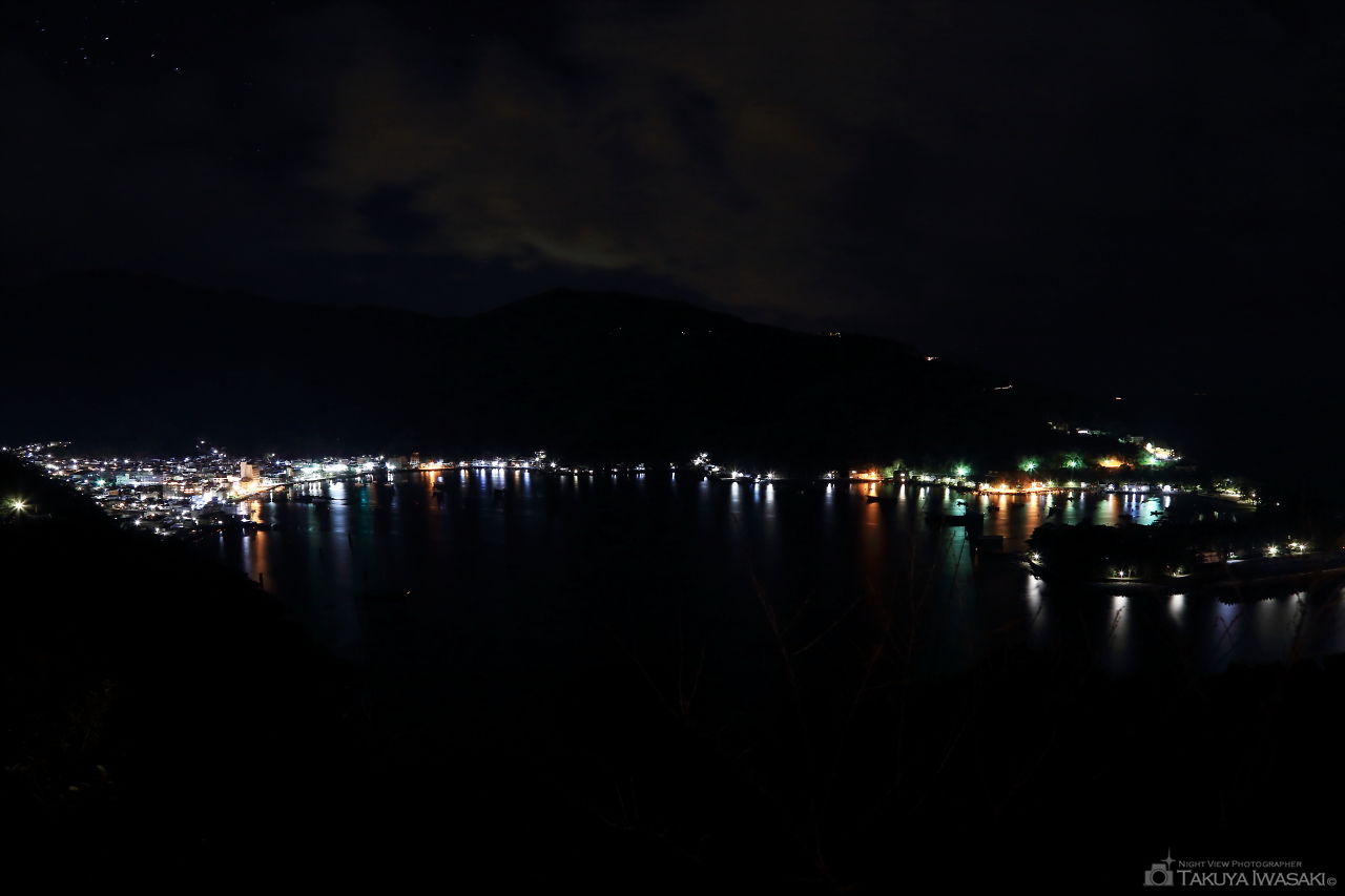 出会い岬の夜景スポット写真（2）