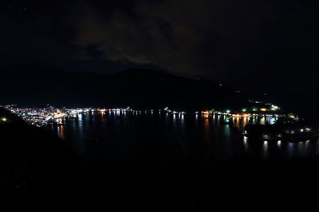 出会い岬の夜景スポット写真（2）class=