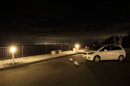 出会い岬の夜景スポット写真（3）class=