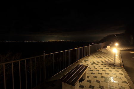 出会い岬の夜景スポット写真（4）class=