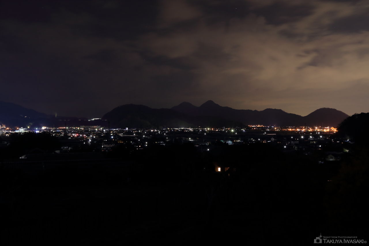 江川坦庵像の夜景スポット写真（1）
