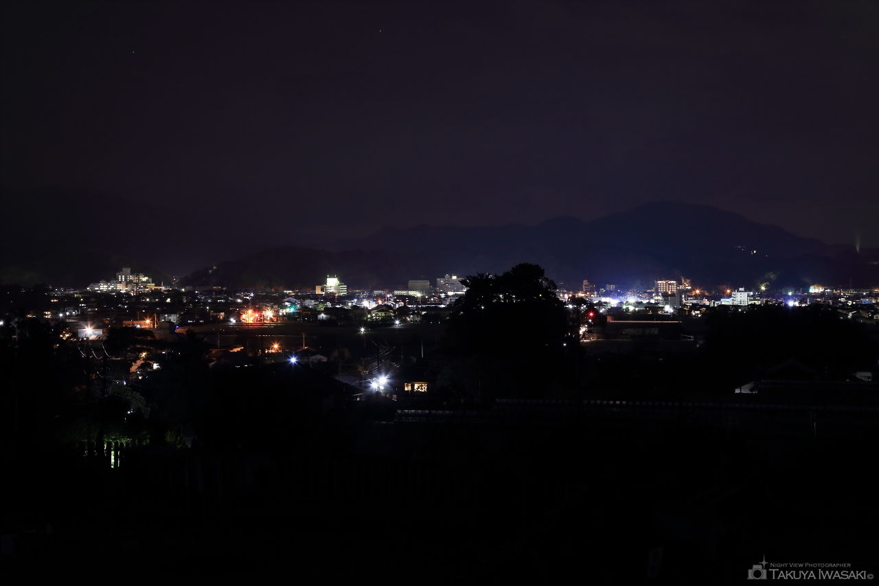 江川坦庵像の夜景スポット写真（2）