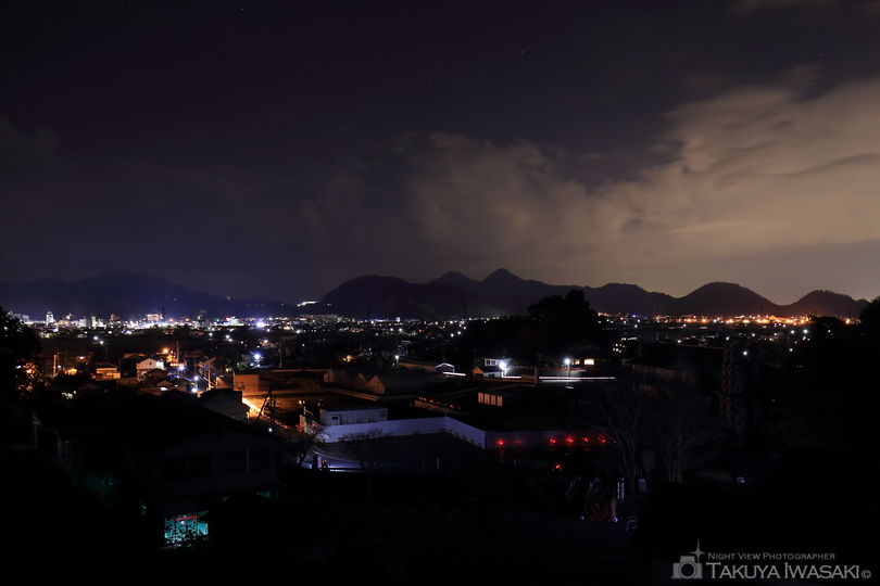韮山反射炉 展望デッキの夜景スポット写真（1）