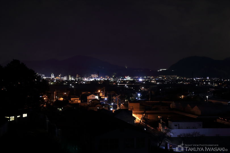 韮山反射炉 展望デッキの夜景スポット写真（2）