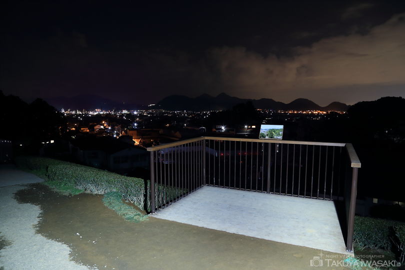 韮山反射炉 展望デッキの夜景スポット写真（3）
