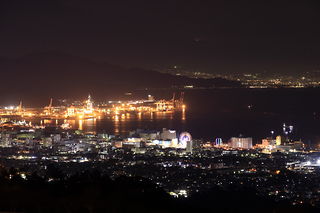 日本平ホテル 庭園の夜景スポット写真（1）class=