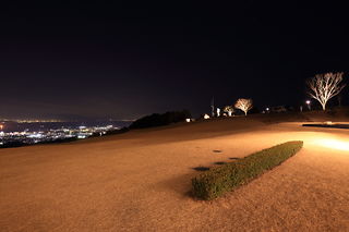 日本平ホテル 庭園の夜景スポット写真（3）class=