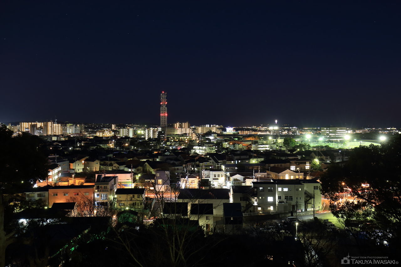 江ノ島方面の夜景