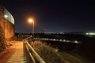 三段の滝展望広場の夜景スポット写真（4）class=
