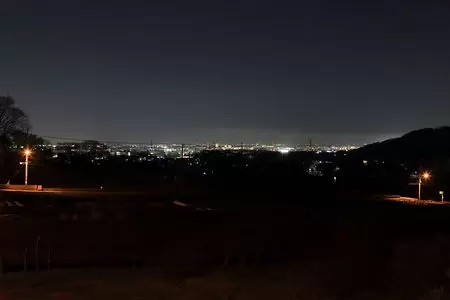 馬込公園前の夜景