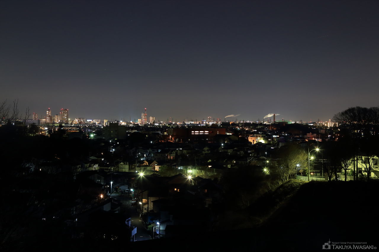 城山若葉台の夜景スポット写真（2）