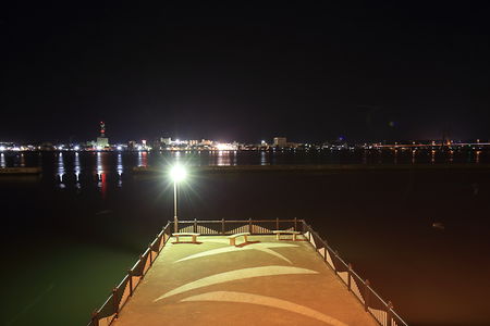 旧波崎町営渡船場跡の夜景スポット写真（1）class=