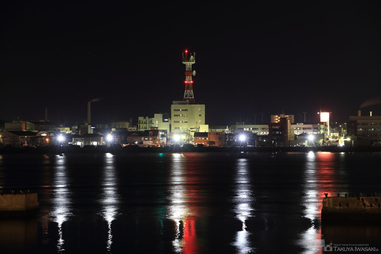 旧波崎町営渡船場跡の夜景スポット写真（2）
