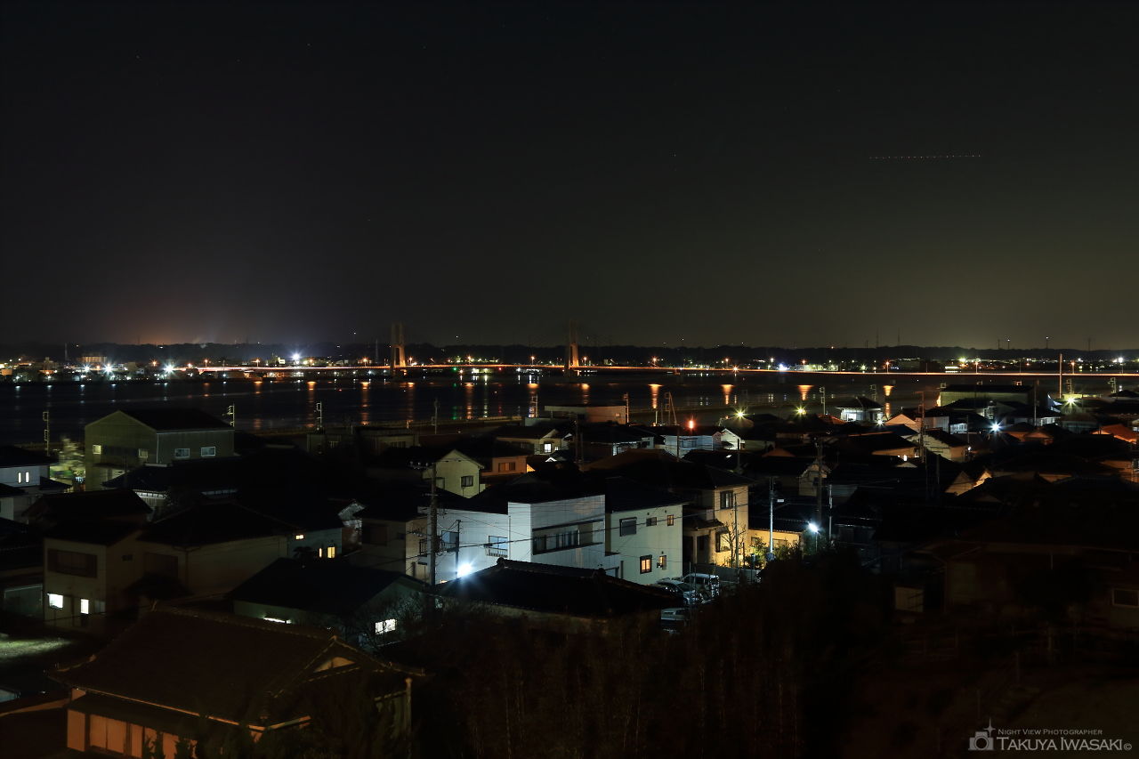 波崎灯台跡公園の夜景スポット写真（2）