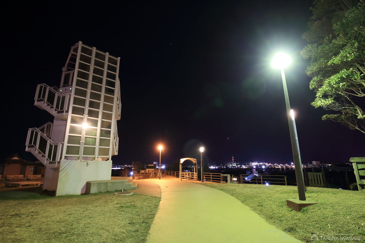 波崎灯台跡公園の夜景スポット写真（4）