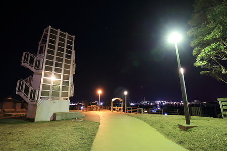 波崎灯台跡公園の夜景スポット写真（4）class=