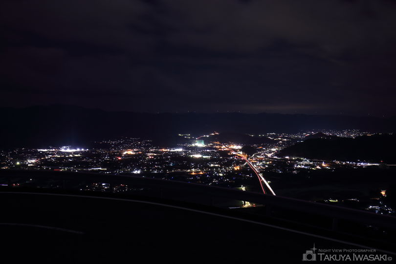 みかんの丘の夜景スポット写真（1）