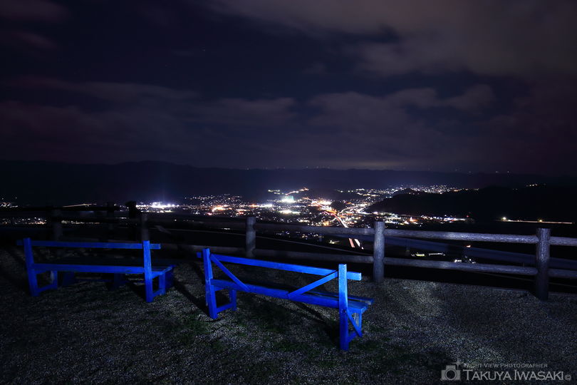 みかんの丘の夜景スポット写真（2）