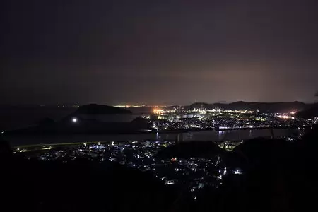 有田みかん海道の夜景