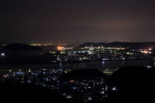 有田みかん海道の夜景スポット写真（2）class=