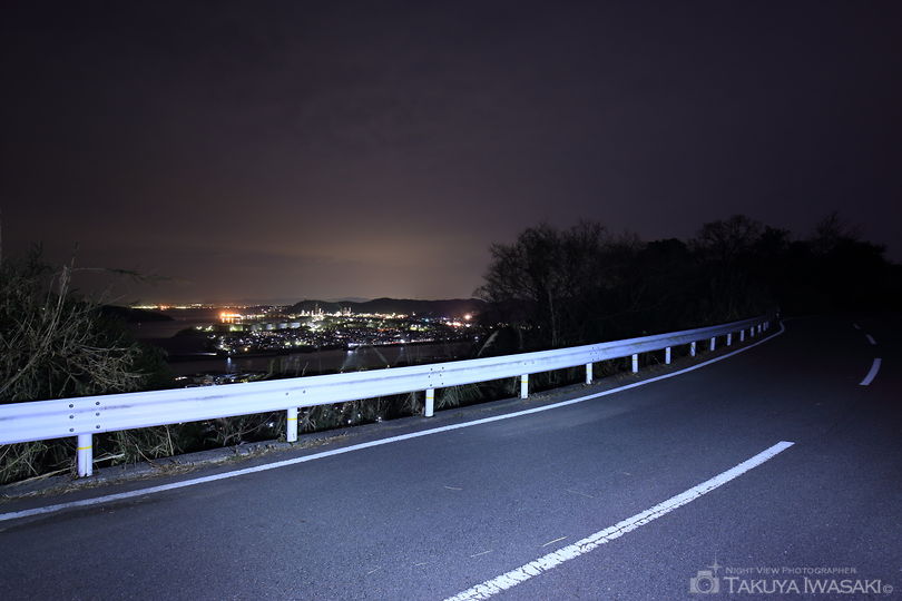 有田みかん海道の夜景スポット写真（3）