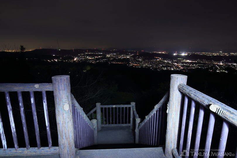 生駒山麓公園の夜景スポット写真（3）