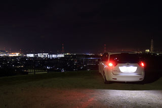 白浜西山公園 駐車スペースの夜景スポット写真（3）class=