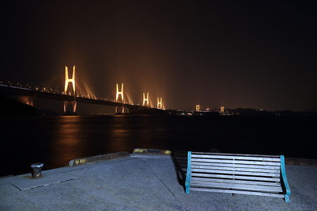 与島港塩浜泊りの夜景スポット写真（3）class=