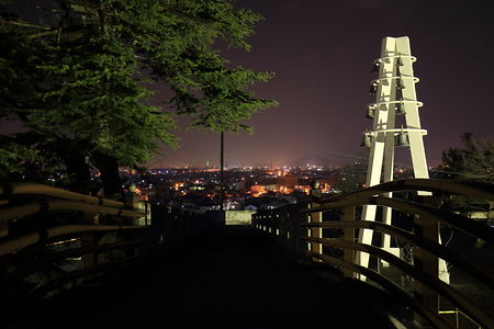 桃陵公園の夜景スポット写真（3）class=