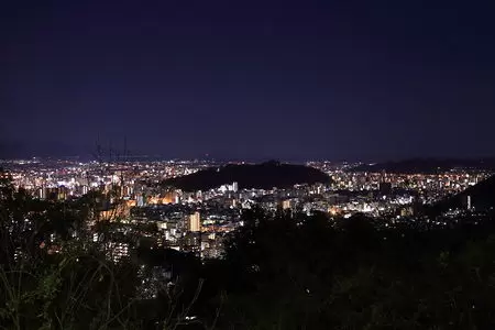 瀬戸風峠の夜景