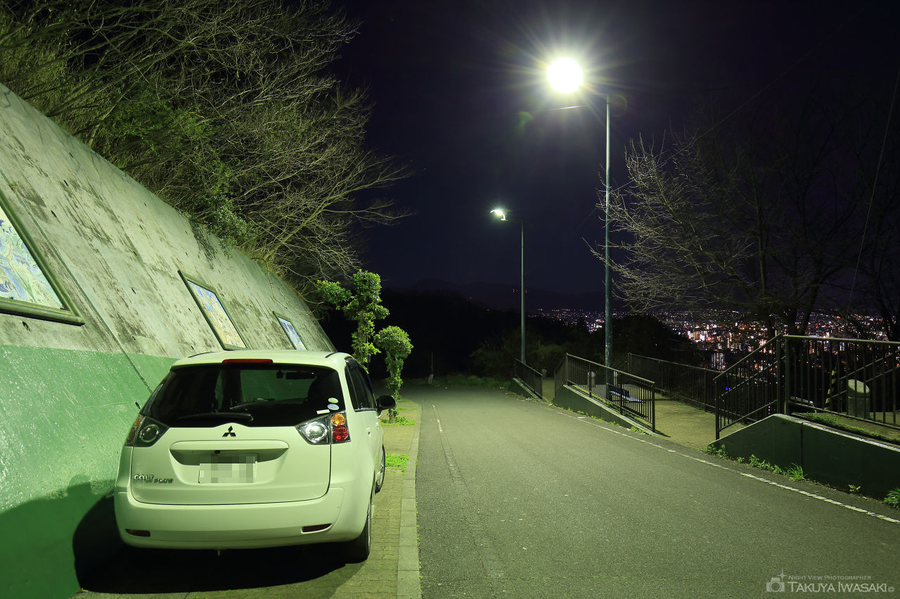 瀬戸風峠の夜景スポット写真（3）