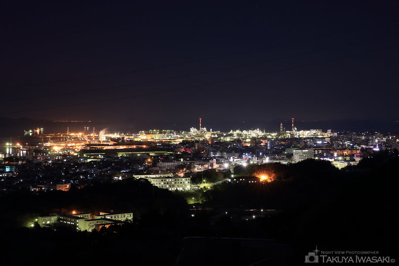 金子中萩停車場線の夜景スポット写真（1）
