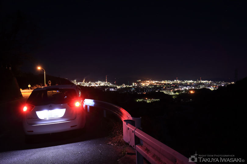 金子中萩停車場線の夜景スポット写真（3）