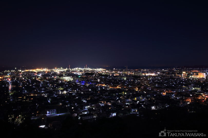 滝の宮公園 第1展望台の夜景スポット写真（1）