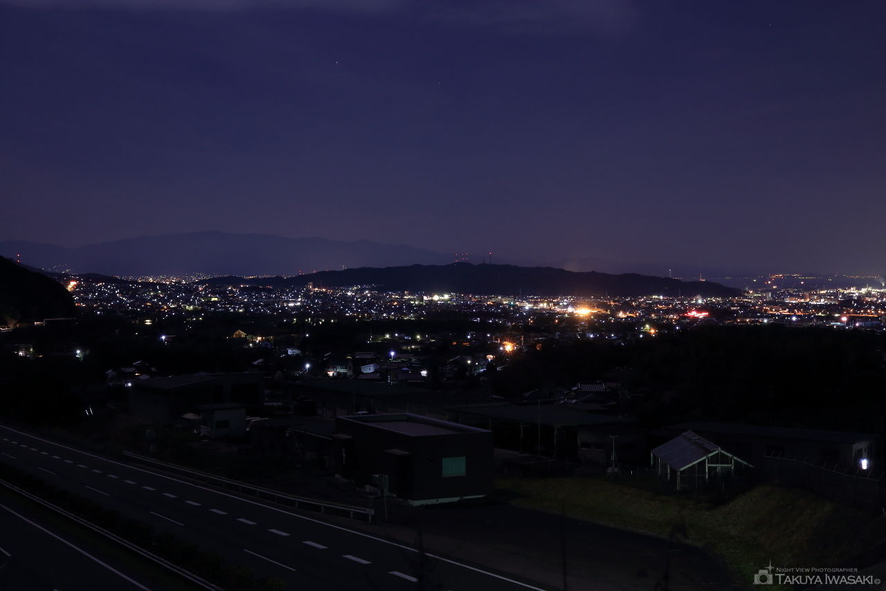 新居浜C.C.前の夜景スポット写真（1）
