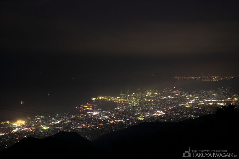 翠波高原 翠波峰広場の夜景スポット写真（1）