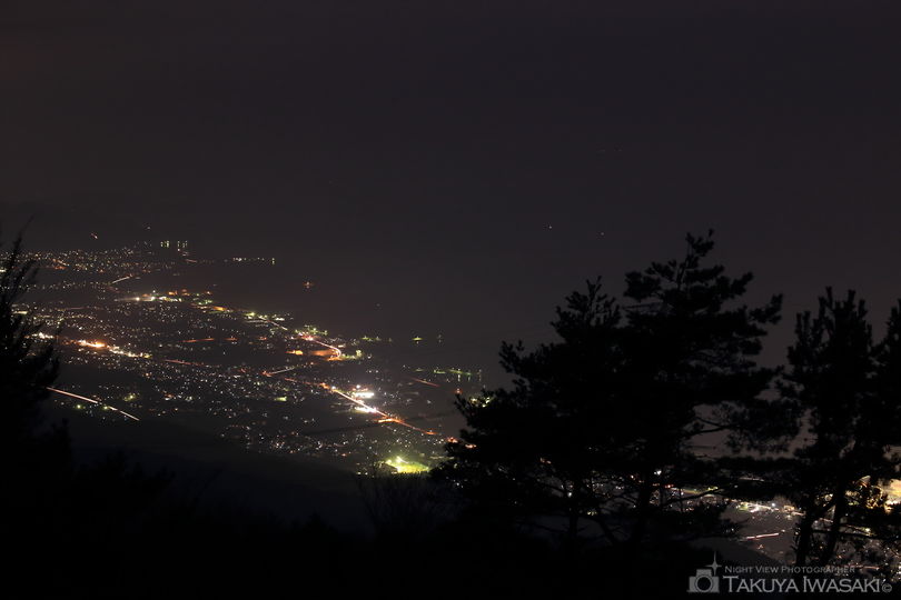 翠波高原 翠波峰広場の夜景スポット写真（3）