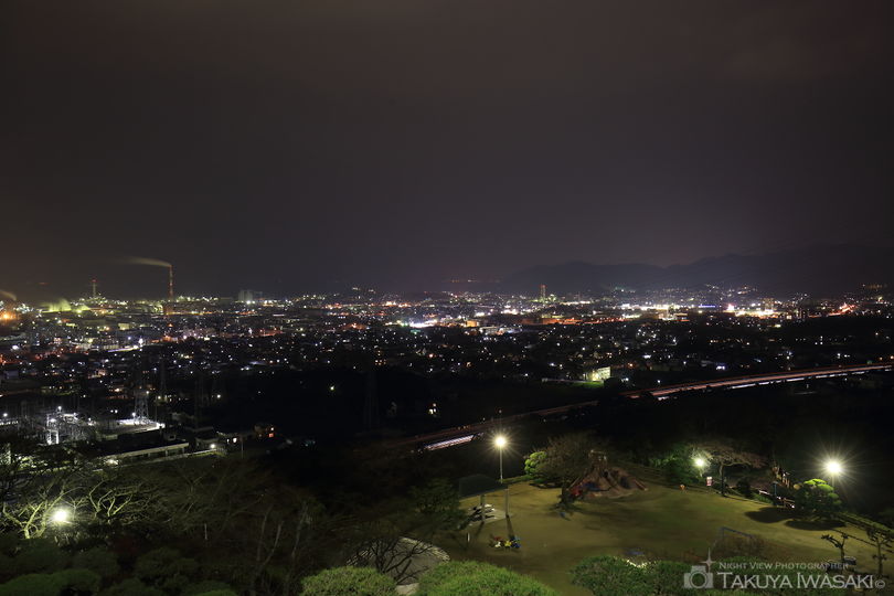 三島公園の夜景スポット写真（1）