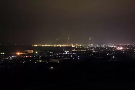 豊岡団地公園の夜景