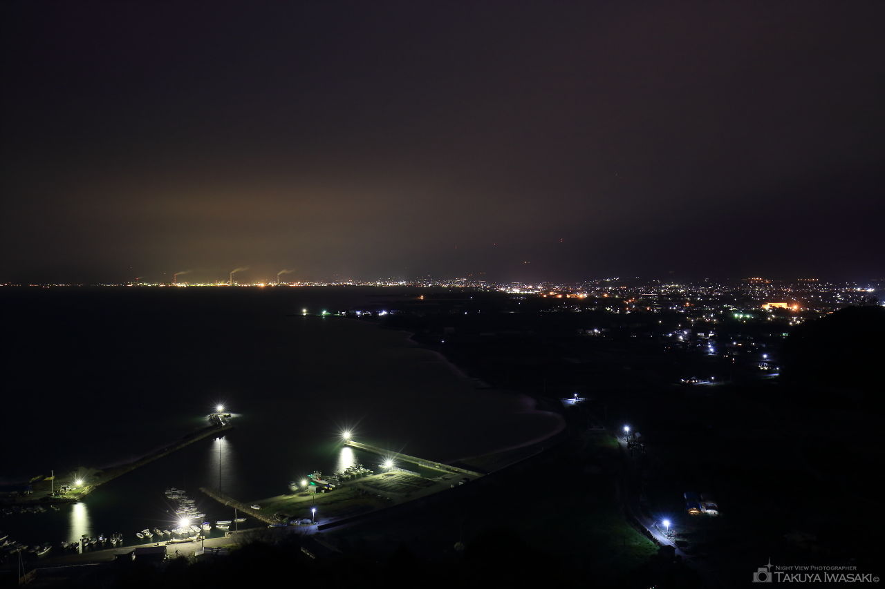 天満峠の夜景スポット写真（1）
