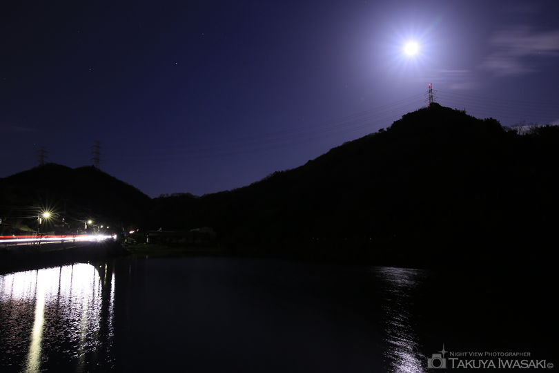 児島宇野津の棚田の夜景スポット写真（4）