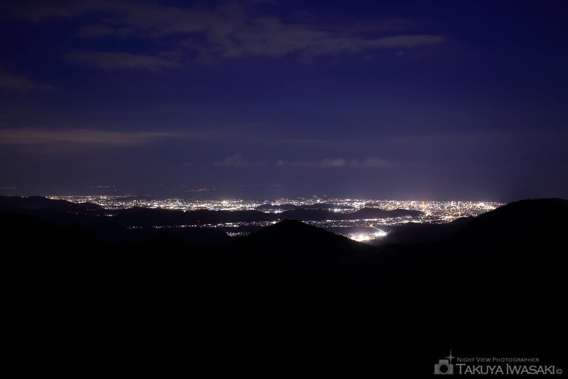 高山市民の森 中間展望台の夜景スポット写真（1）