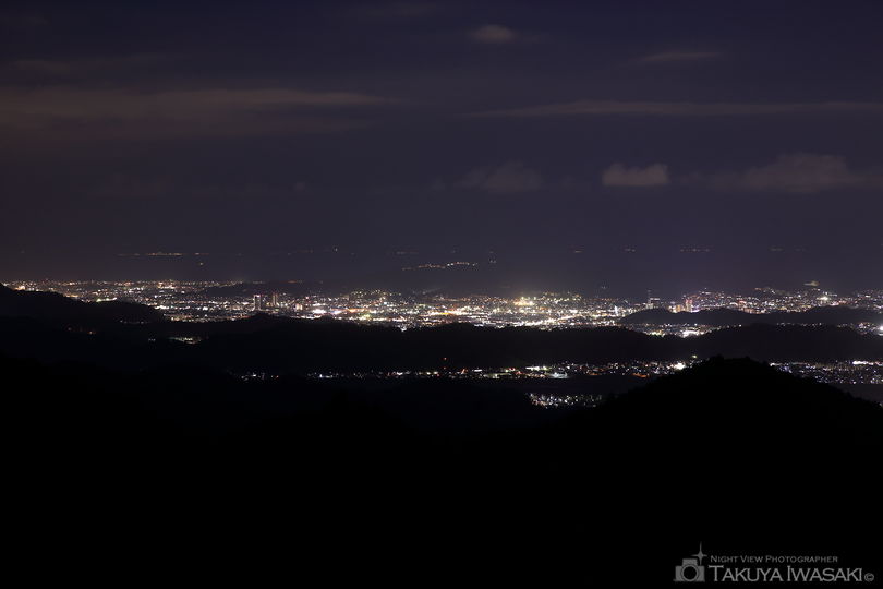 高山市民の森 中間展望台の夜景スポット写真（2）