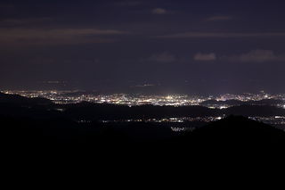 高山市民の森 中間展望台の夜景スポット写真（2）class=