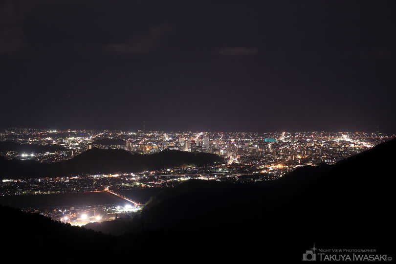 高山市民の森 中間展望台の夜景スポット写真（3）